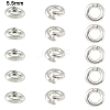 10Pcs Brass Locking Jump Rings KK-YW0003-96A-P-1
