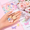 30Pcs 3 Styles Flocky Acrylic Bunny Beads OACR-YW0002-38-4
