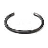 304 Stainless Steel Twisted Open Cuff Bangles for Women BJEW-B097-01B-2