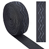 Non-slip Transparent Silicone Polyester Elastic Band SRIB-WH0011-031B-01-1