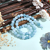 1 Strand Natural White Jade Bead Strands G-PA0002-63-4