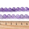 Natural Amethyst Beads Strands G-M445-8MM-01A-6