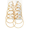 Alloy Hoop Earrings Sets WG0E569-01-1