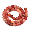 2 Strands Natural Crackle Agate Beads Strands G-HY0001-27-3