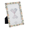 Rectangle Alloy Enamel Photo Frame Stand AJEW-WH0794-85-1