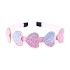 Heart Candy Color Sequin Cloth Hair Bands PW-WG0EBFC-05-1