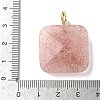 Natural Mixed Gemstone Faceted Pendants G-C274-03-4
