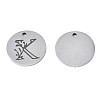 Non-Tarnish 304 Stainless Steel Charms STAS-T059-26P-K-3