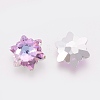 K9 Glass Rhinestone Pendants GLAA-F083-03C-01-2