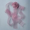 Cloth Rose Ribbon Chokers FIND-TAC0011-76C-1