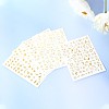 Metallic Nail Decals Stickers MRMJ-R088-29-M-8