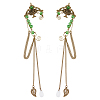 1 Pair Alloy Tree Cuff Earrings EJEW-HS0001-23A-1