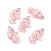 Transparent Resin Pendants RESI-J023-05A-3