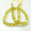 Natural Lemon Quartz Beads Strands G-G064-10mm-4-2