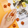 10Pcs Thanksgiving Day Food Grade Eco-Friendly Silicone Beads SIL-SP0001-10-3