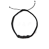Coconut & Non-magnetic Synthetic Hematite Braided Bead Bracelet BJEW-PH01415-08-1