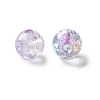 Transparent Crackle Acrylic Beads DACR-D300-01B-8mm-2