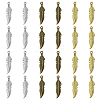 30Pcs 3 Colors Alloy Pendants FEAT-CJ0001-01-1