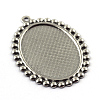Tarnish Resistant Pendant Cabochon Settings LS-X-STAS-Q194-16-2