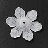 Transparent Acrylic Bead Caps MACR-J122-04-4