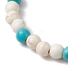 Synthetic Turquoise Bracelets BJEW-JB11150-02-4