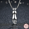 925 Sterling Silver Hanging Cat Pendant Necklaces FS-WGA0D52-01-2