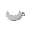 925 Sterling Silver Moon Charms STER-M099-03P-2