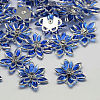 Acrylic Rhinestone Flower Flat Back Cabochons GACR-R016-13-1