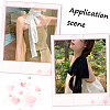 2Pcs 2 Colors Polyester Lace Long Silk Scarf for Women Girls AJEW-GF0011-28A-4