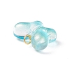 Transparent Glass Charms PALLOY-JF01734-4