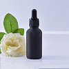 Empty Portable Frosted Glass Dropper Bottles MRMJ-WH0072-27A-1