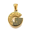 Golden 304 Stainless Steel Pendants STAS-K300-01G-G-1