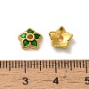 Alloy Enamel Beads Caps FIND-G074-02G-3