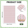 1M Flower Pattern Cotton Fabric DIY-PH0036-57-2