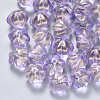 Transparent Spray Painted Glass Beads GLAA-S190-005A-05-1