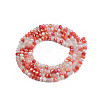 Electroplate Glass Beads Strands X-EGLA-S192-001A-B07-2
