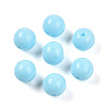 Opaque Solid Color Glass Beads X1-GLAA-N007-8mm-A15-1