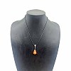 Gemstone Gourd Pendant Necklaces WJ9079-1-1