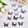 24Pcs 2Bags Cloth Butterfly Alligator Hair Clip FIND-CP0002-49A-3