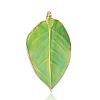 Alloy Enamel Big Leaf Pendants ENAM-J074-06KCG-1