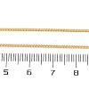 Brass Curb Chains Necklaces for Women NJEW-D302-73G-5