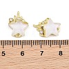 Alloy Crystal Rhinestone Charms AL-CBA8C77-01C-G-3