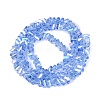 Electroplate Transparent Glass Beads Strands LS-EGLA-Q139-01A-A22-2