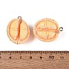 Opaque Resin Imitation Fruit Pendants RESI-Q232-07B-3