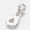 Alloy Enamel European Dangle Charms MPDL-Q209-086P-2