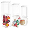 BENECREAT 30Pcs 3 Style Rectangle Transparent Plastic PVC Box Gift Packaging CON-BC0002-22-1
