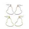925 Sterling Silver Dangle Stud Earrings EJEW-F186-07M-1