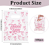 100Pcs Bowknot Thank You Printed Eco-Friendly Reusable Bags ABAG-SP0001-61A-A-2