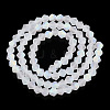 Imitate Austrian Crystal Bicone Frosted Glass Beads Strands LS-EGLA-A039-T6mm-MB13-2