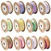 4 Rolls 4 Colors Segment Dyed Macrame Cotton Cord OCOR-YW0001-27B-2